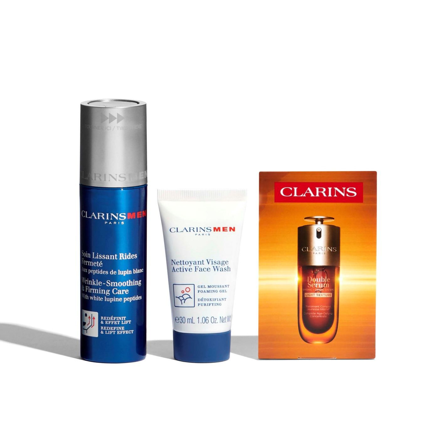 ClarinsMen Age Defying Essentials - Wrinkle Smoothing &amp