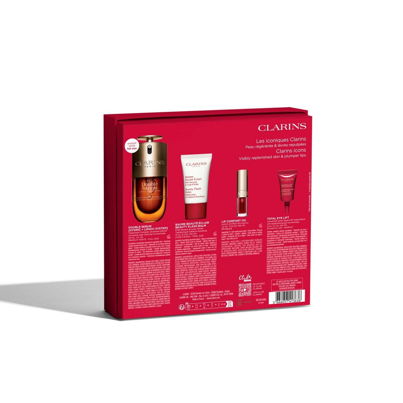 Clarins Icons - Double Serum & Beauty Flash Balm set | CLARINS®