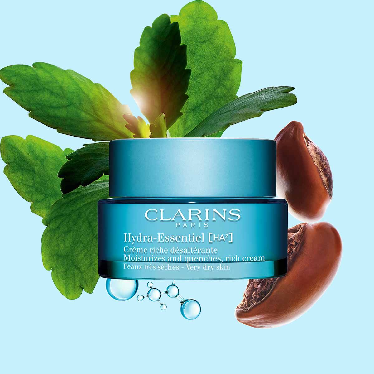 Hydra-Essentiel [HA²] Rich Cream | Face Cream | CLARINS®