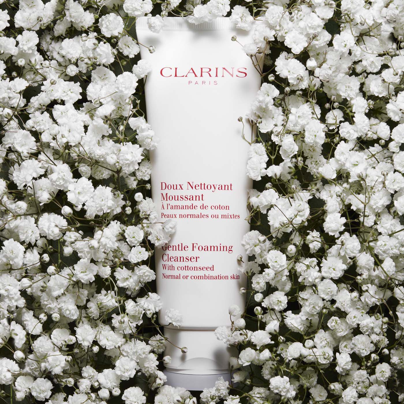 clarins gentle foaming cleanser cottonseed