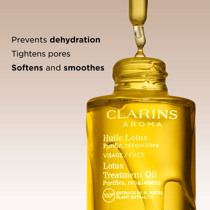 Huile Lotus Purifiante Visage - Peaux Grasses