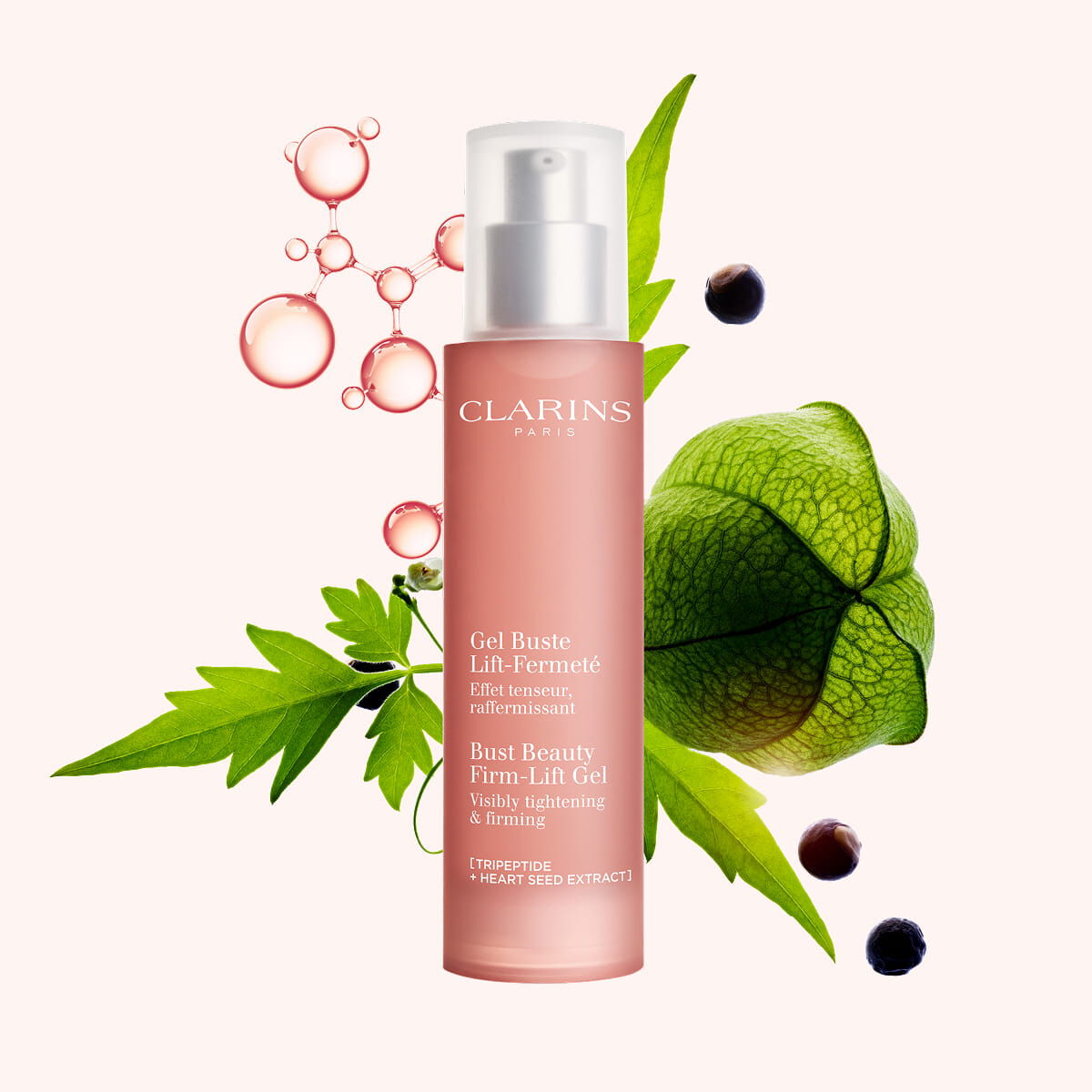 FRENCH Dimension Bust Care Cream12 バストケア Bust Beauty Extra-Lift Gel - Breast Firming Gel | CLARINS®