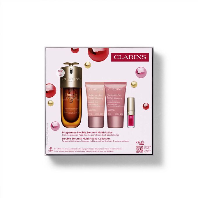 Coffret Soin Visage Anti-&acirc;ge - Double Serum &amp; Multi-Active