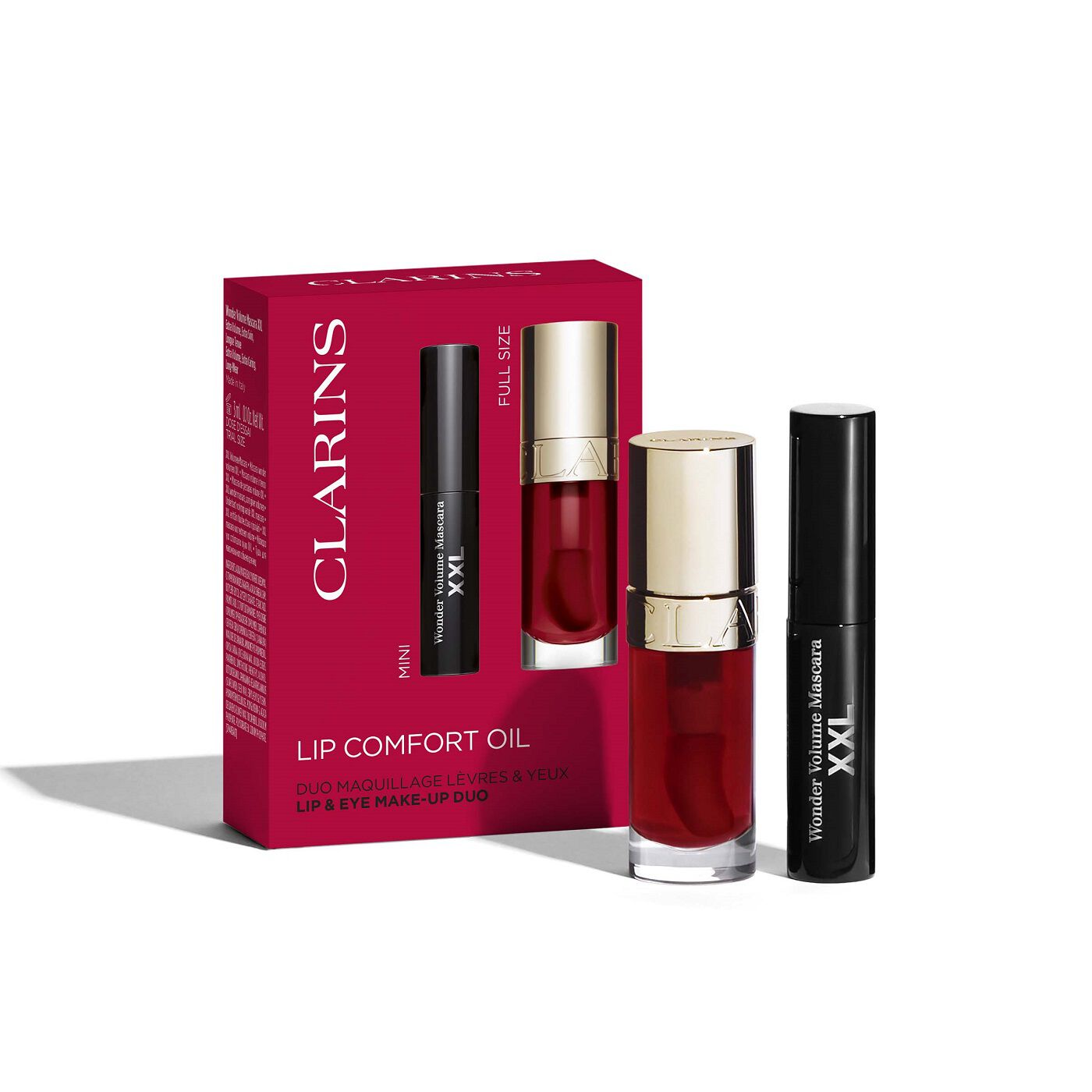 【コスメセット】CLARINS, Mac, ettusais, WE等 Lip & Eye Makeup Duo - Lip Comfort Oil & Wonder Volume XXL