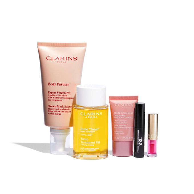 Maternity Essentials - Body Partner, Tonic Treatment Oil & Make-Up Set