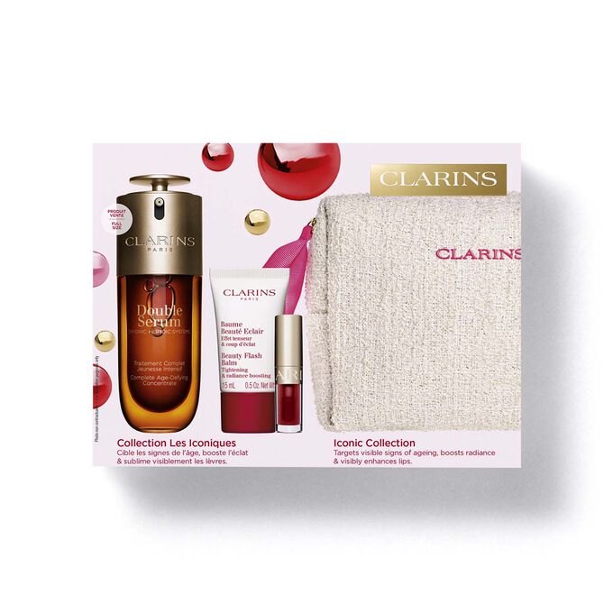 Coffret Soin Visage Anti-&Acirc;ge - Double Serum &amp; Baume Beaut&eacute; &Eacute;clair