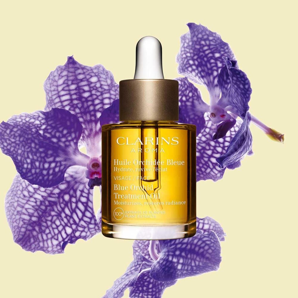 Blue Orchid Hydrating Face Treatment Oil for Dry Skin