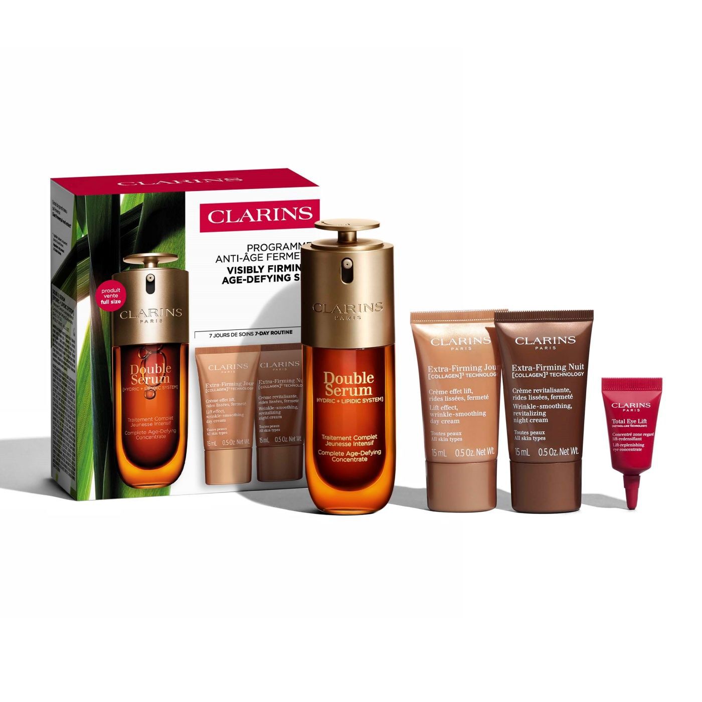 Visibly Firming, Age-Defying Set - Double Serum & Extra