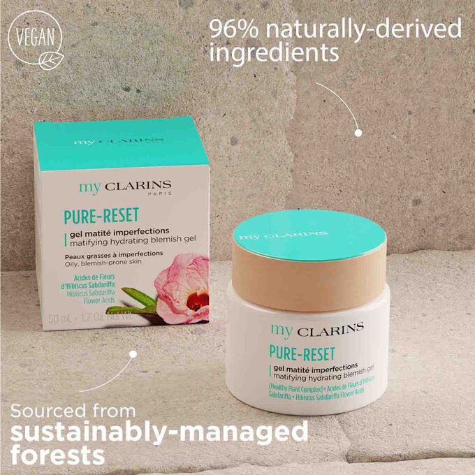 My Clarins PURE-RESET matifying blemish gel