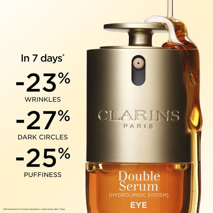 DOUBLE SERUM&reg; Eye Brightening + Depuffing Anti-Aging Concentrate