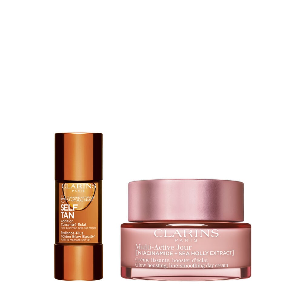 Tanning Essentials for Face Duo - Self Tanning Face Drops & Multi Active Day Moisturizer