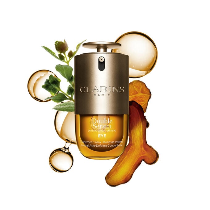 DOUBLE SERUM&reg; Eye Brightening + Depuffing Anti-Aging Concentrate