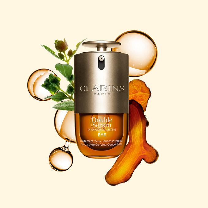 DOUBLE SERUM&reg; Eye Brightening + Depuffing Anti-Aging Concentrate