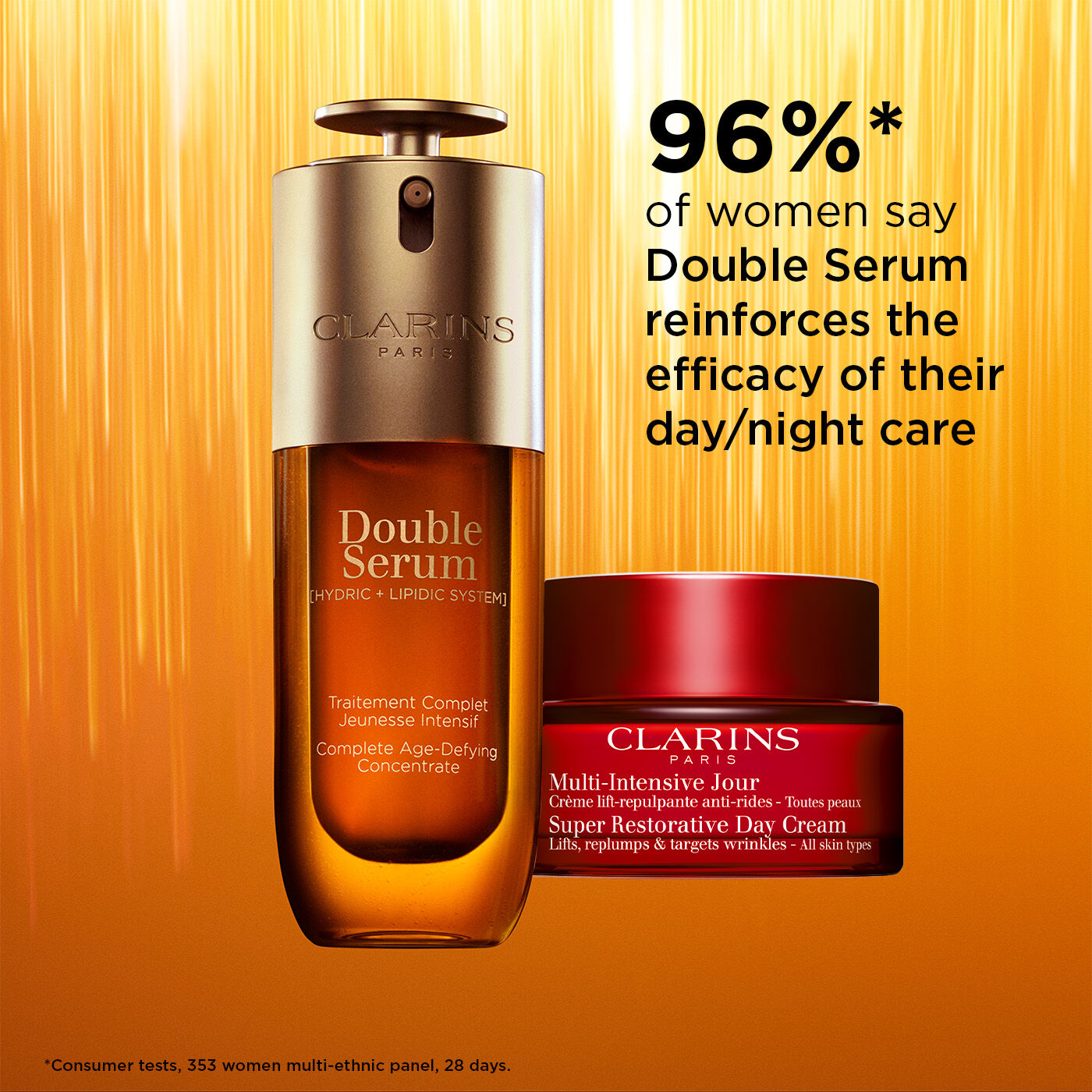 Clarins Super Restorative Set | Double Serum 30 mL and Super