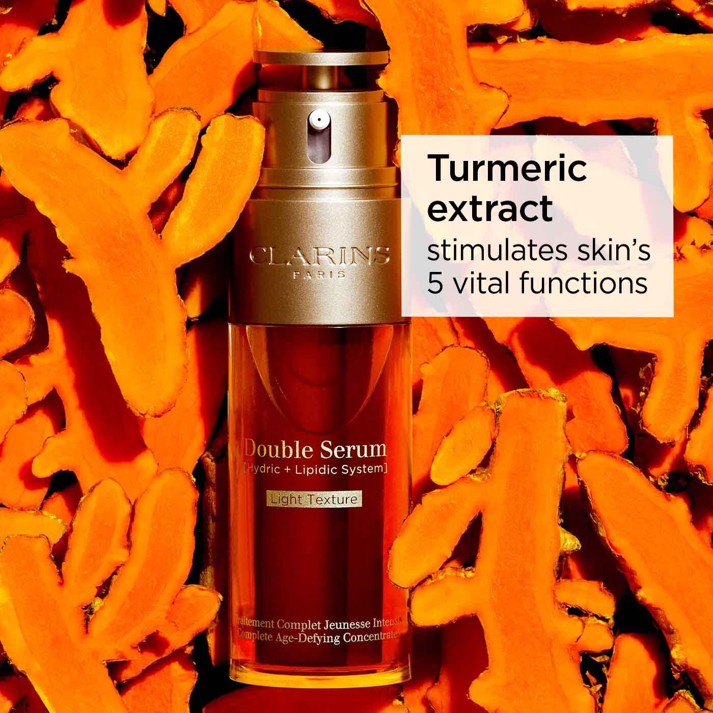 Double Serum Light Texture Anti-Aging Serum | CLARINS®