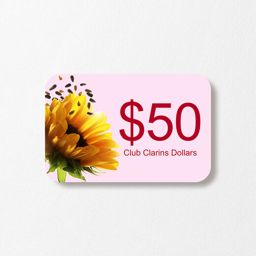 $50 Club Clarins Dollars