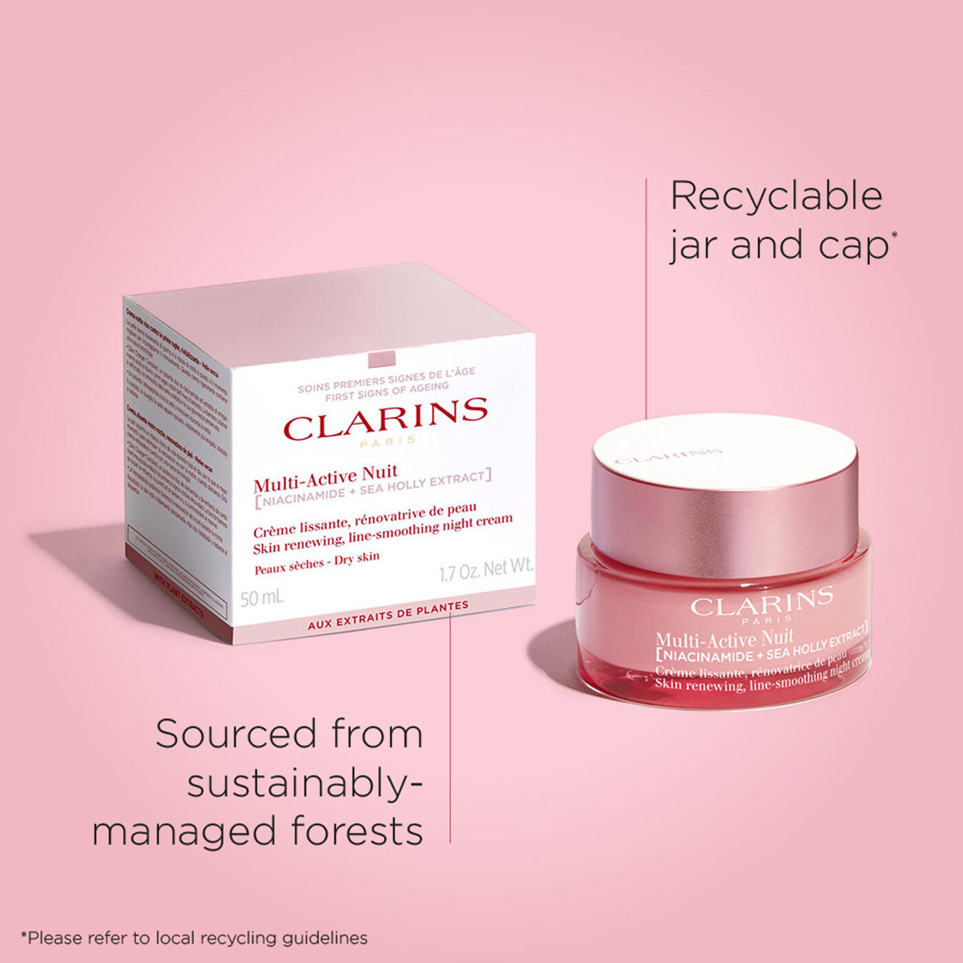 Multi-Active Night Face Cream - Dry Skin | CLARINS®
