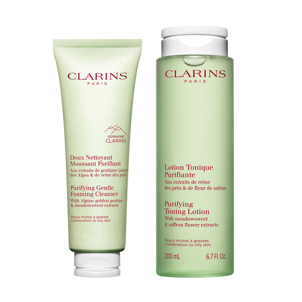 Routine Nettoyante & Lotion Tonique Purifiante