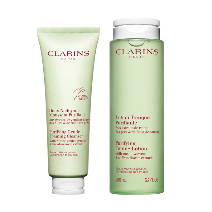 Routine Nettoyante & Lotion Tonique Purifiante