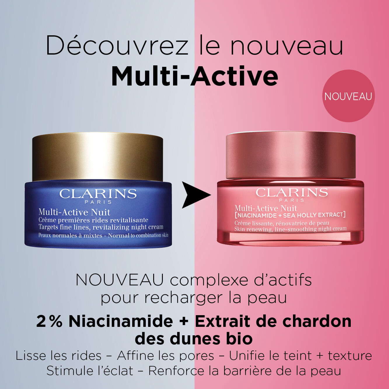 Multi-Active Crème Nuit - Peaux Sèches | CLARINS®