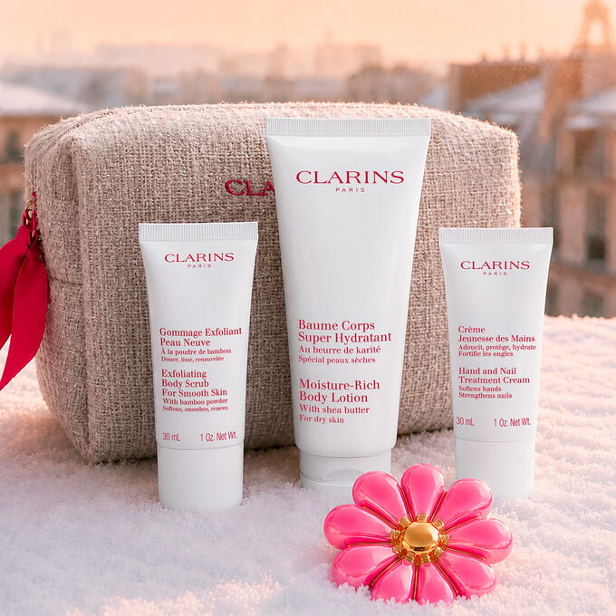 Coffret Soin Corps Hydratant &amp; Exfoliant