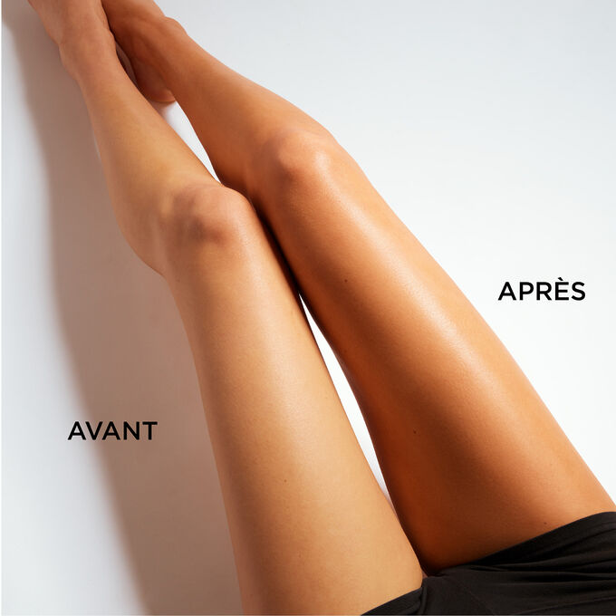 Duo Essentiels Bronzage pour le Corps - Addition Concentr&eacute; &Eacute;clat Corps & Baume Corps Super Hydratant pour un h&acirc;le radieux