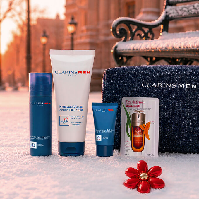 Coffret Soin Visage Hydratant Toutes Peaux - ClarinsMen