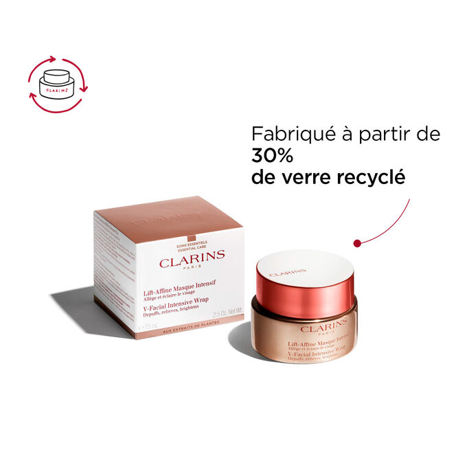 Packaging Lift-Affine Masque Intensif en verre recyclé