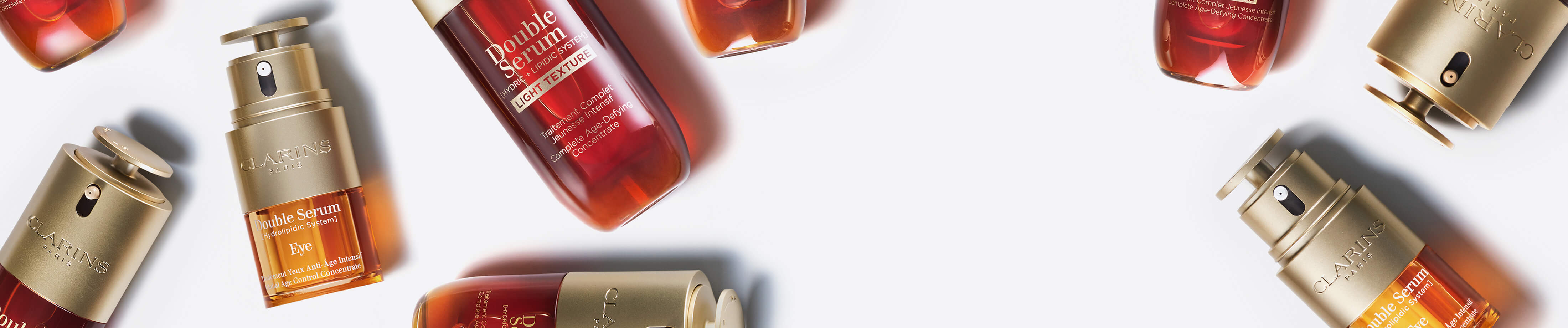 Produits de la collection Double Serum