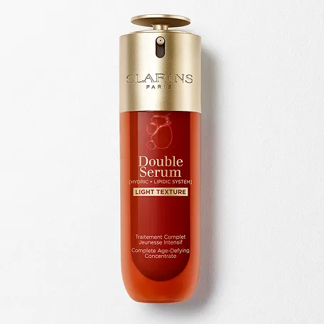 Double Serum Light Texture packshot, that visibly firms and boosts radiance