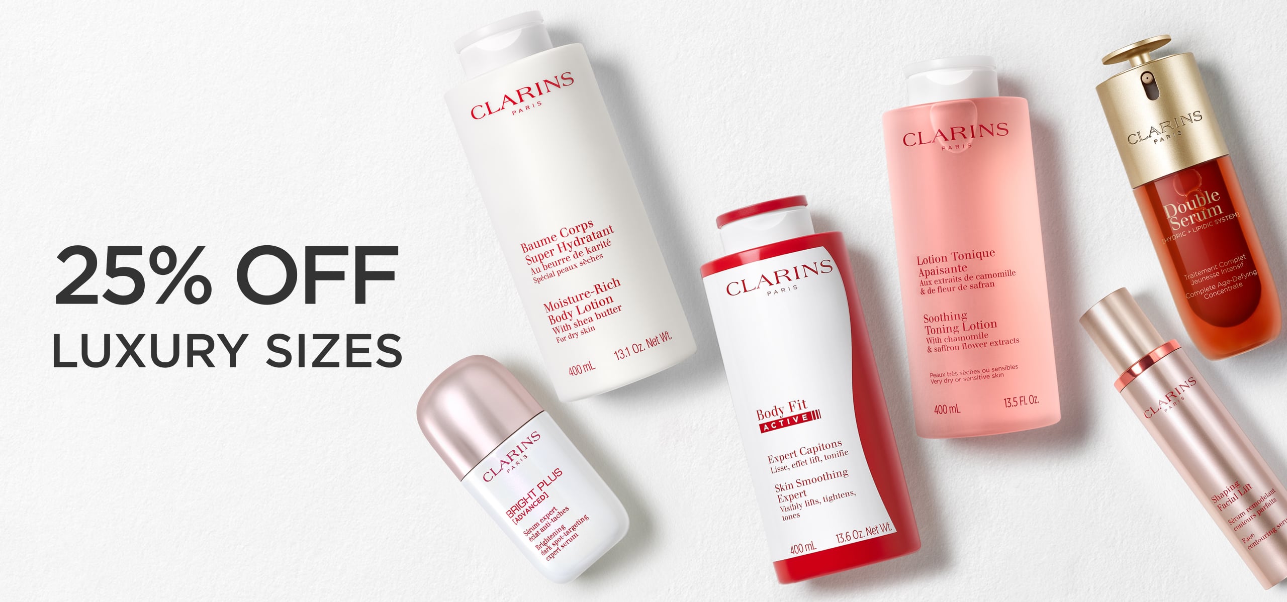 25% off Luxury Sizes