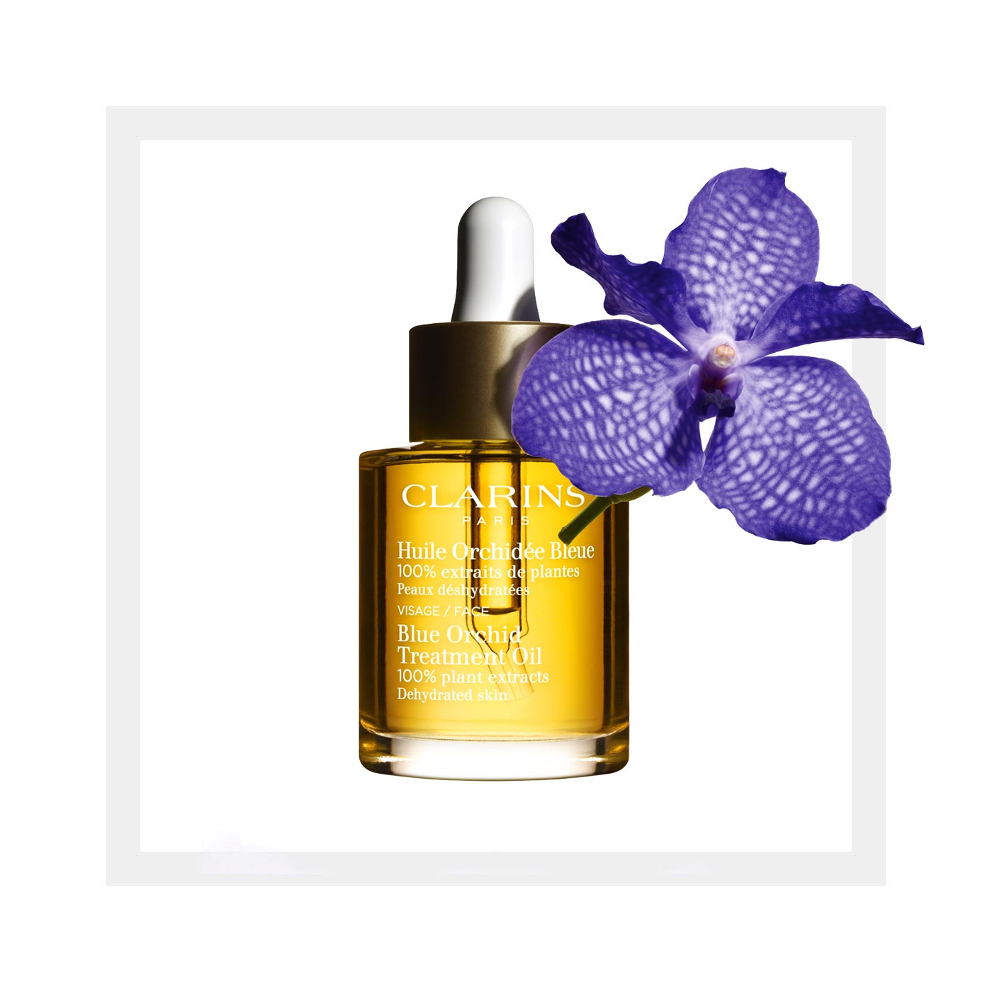 Blue Orchid Treatment Oil — Hydrating Face Oil - Clarins