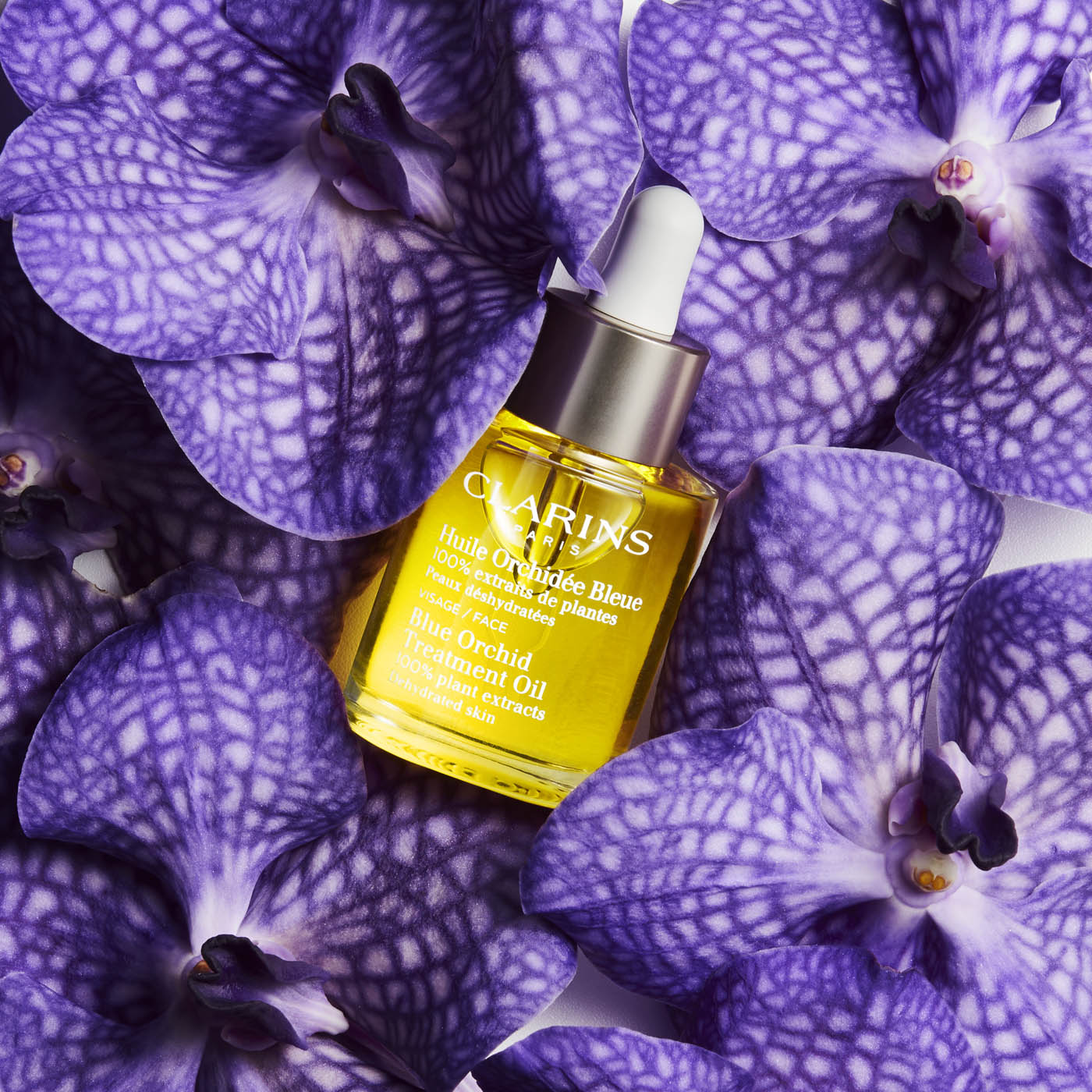 Blue Orchid Treatment Oil — Hydrating Face Oil Clarins