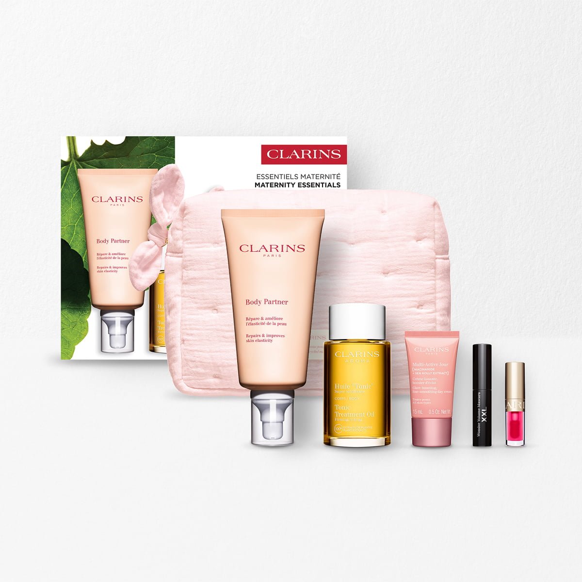 Maternity Essentials - Body Partner, Tonic Treatment Oil &amp; Make-Up Set