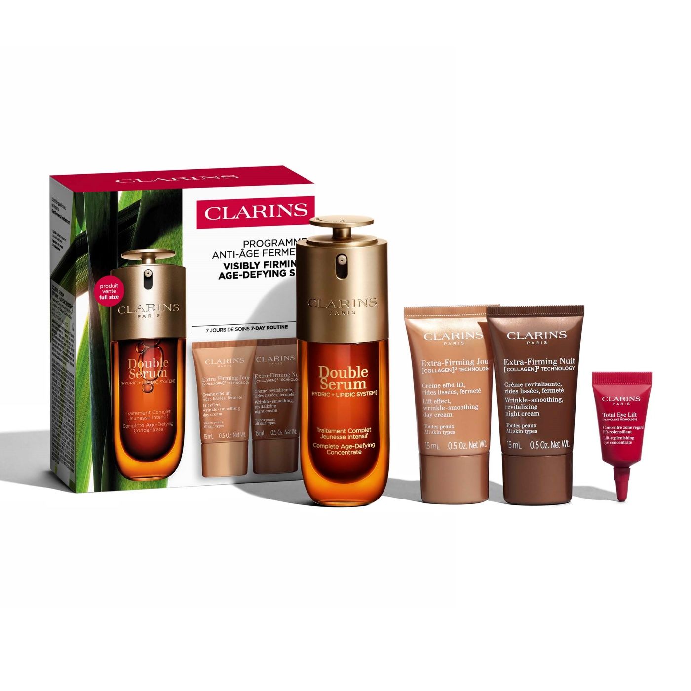 Visibly Firming, Age-Defying Set - Double Serum & Extra
