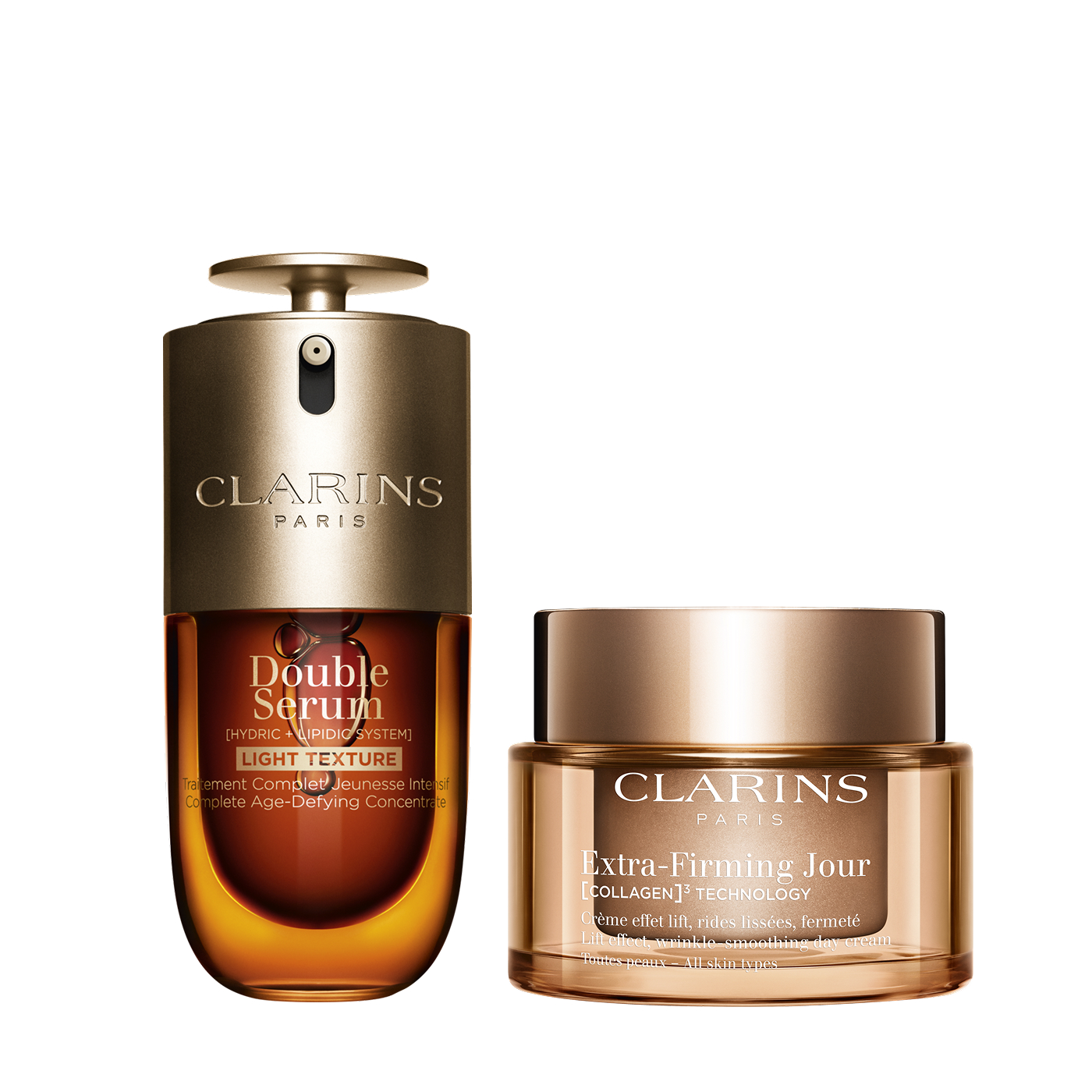 Clarins Extra-Firming Set | Double Serum Light Texture 30 mL and