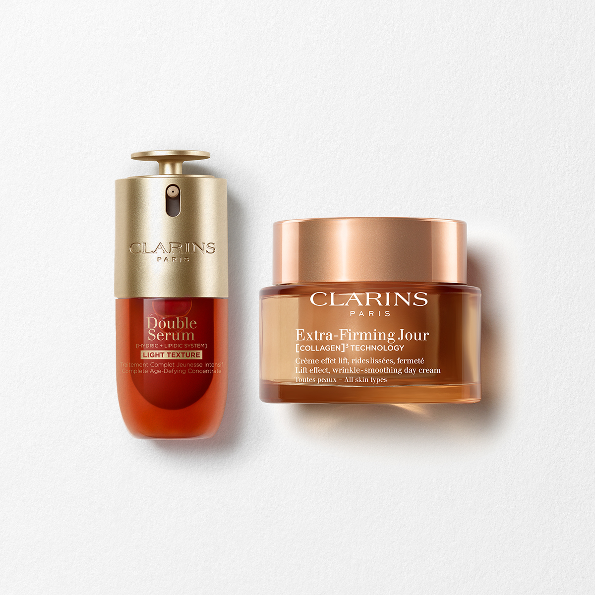 Extra-Firming & Double Serum Light Texture 30 mL Set