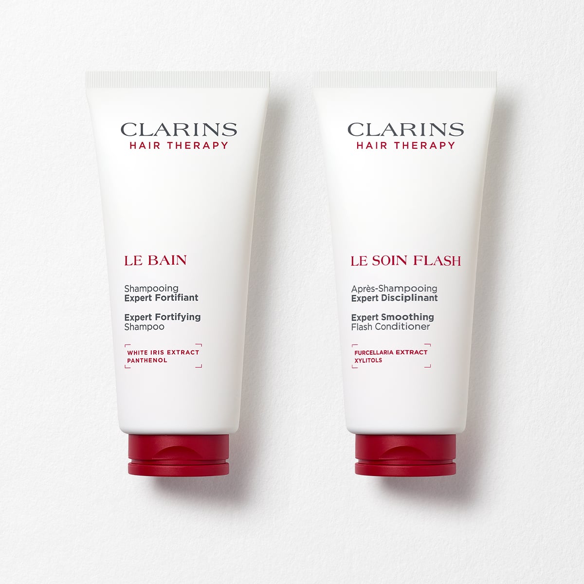 Le Bain + Le Soin Flash Duo | Expert Fortifying &amp; Volumizing Shampoo + Expert Smoothing Flash Conditioner