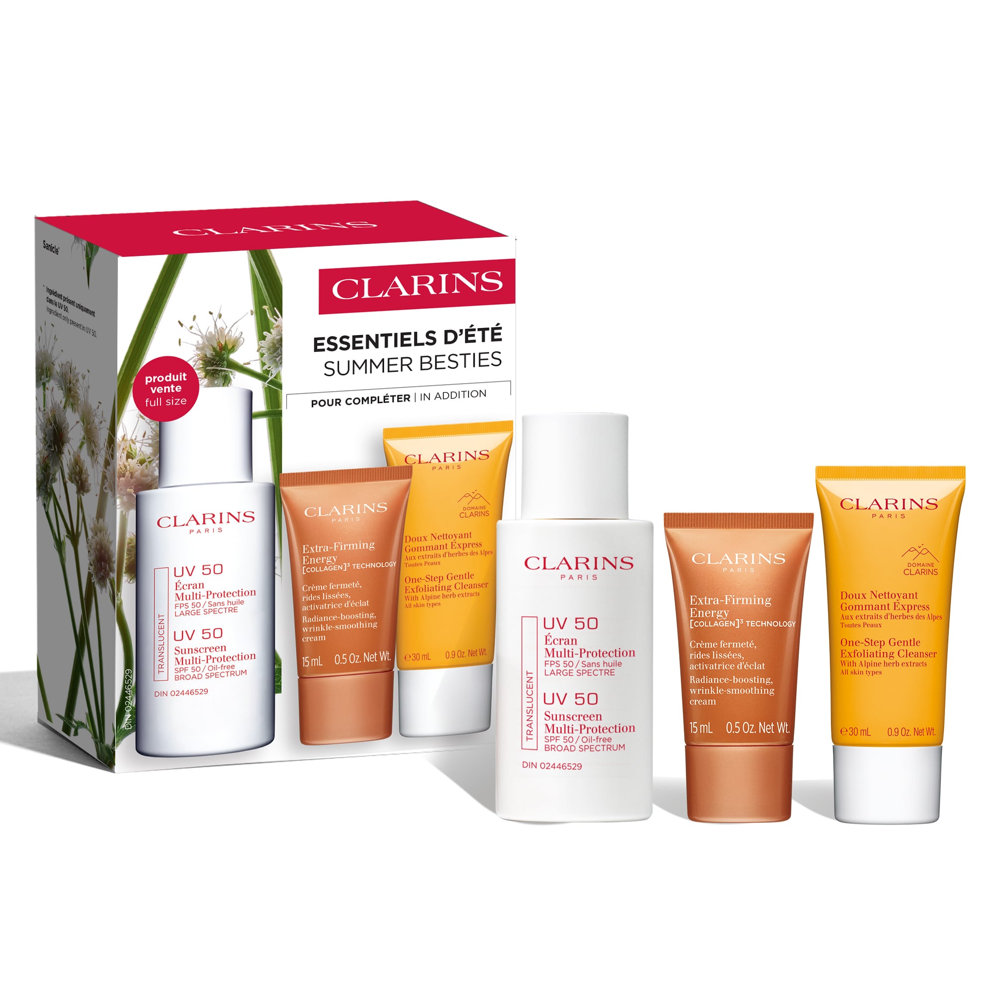 Summer Besties - UV 50 & Extra-Firming Energy Set | CLARINS®