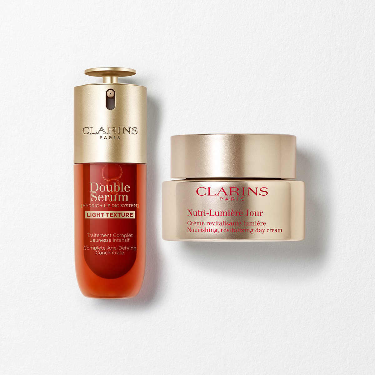 Nutri-Lumi&egrave;re & Double Serum Light Texture 50 mL Set