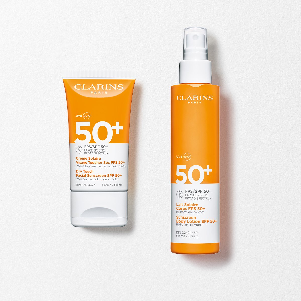 Duo Cr&egrave;me Solaire Visage & Corps FPS 50+