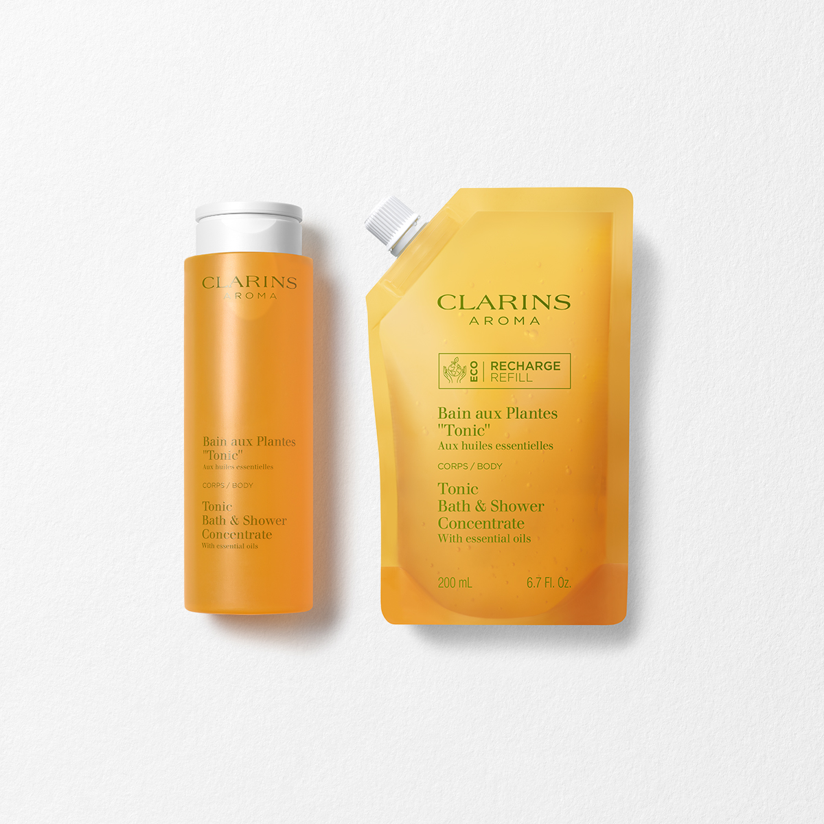 Duo Bain aux Plantes "Tonic" et Recharge