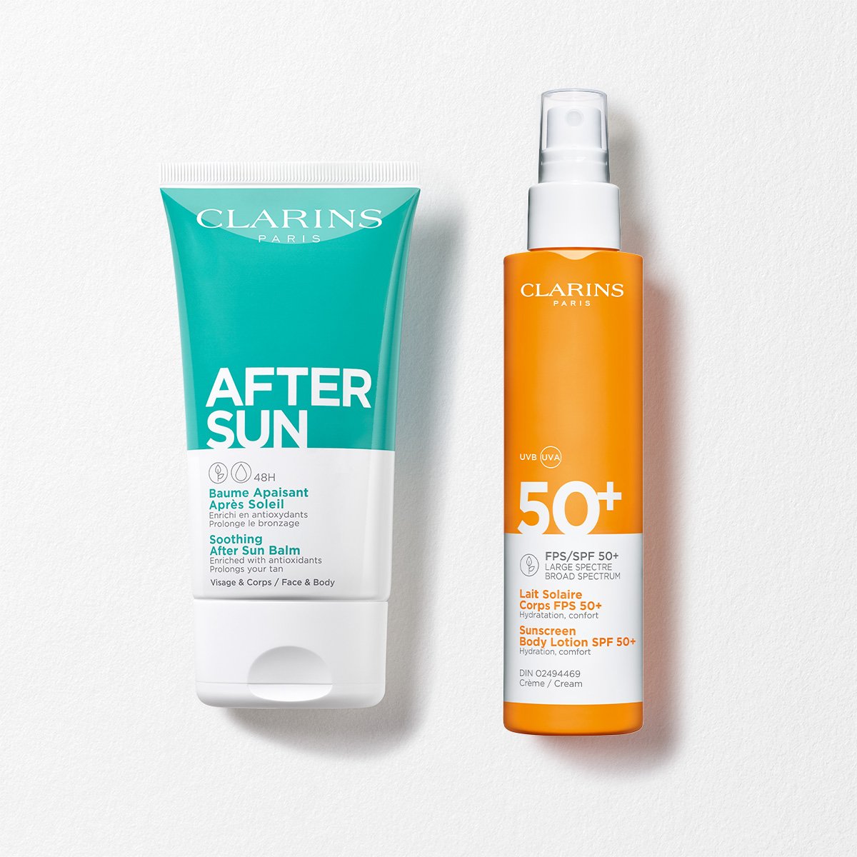Duo Corps Lait Solaire FPS 50+ & Baume Apr&egrave;s Soleil